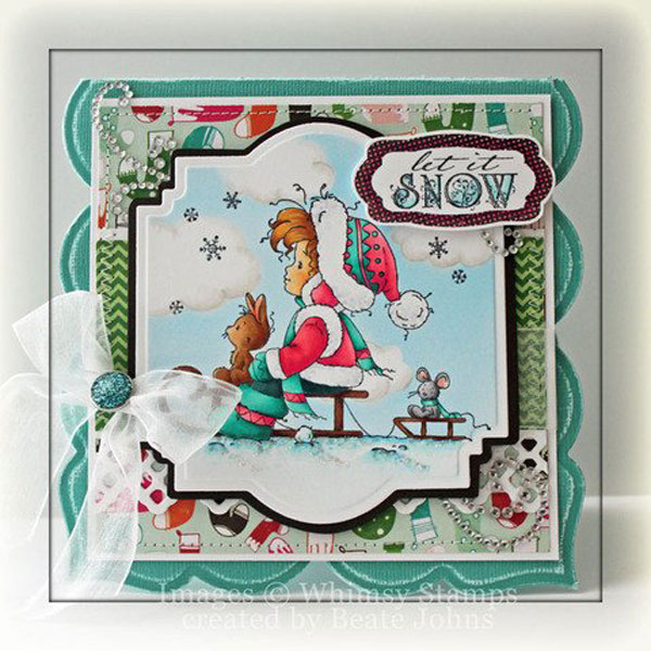 Whimsy Stamps Let it Snow  ̹ ˻