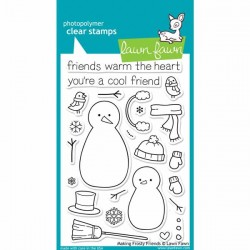 Lawn Fawn Making Frosty Friends Stamp Set