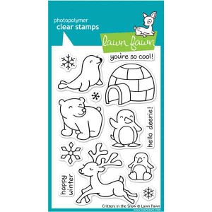 Lawn Fawn Critters in the Snow Stamp Set