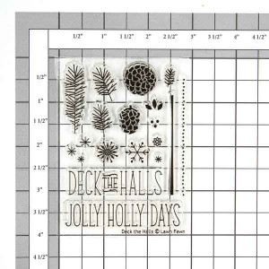 Lawn Fawn Deck the Halls Stamp Set class=