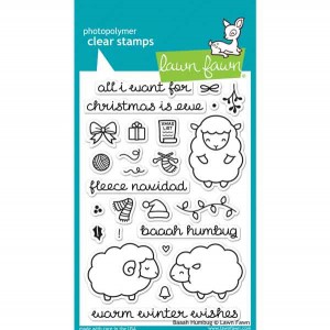 Lawn Fawn Baaah Humbug Stamp Set