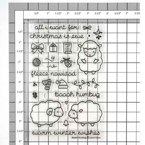 Lawn Fawn Baaah Humbug Stamp Set class=