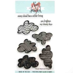 Neat & Tangled Clouds Stamp Set <span style="color:red;">Blemished</span>