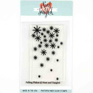 Neat & Tangled Falling Flakes Stamp