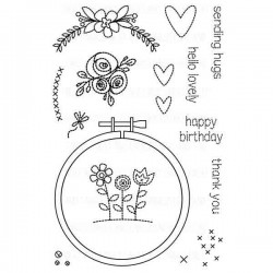 Neat & Tangled Hand Stitched Stamp Set