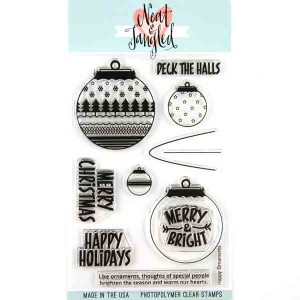 Neat & Tangled Happy Ornaments Stamp Set <span style="color:red;">Blemished</span>