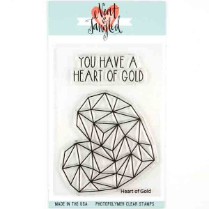 Neat & Tangled Heart of Gold Stamp