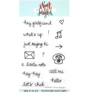 Neat & Tangled Just Hello Stamp Set