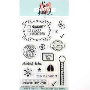 Neat & Tangled Santa's Notes Stamp Set