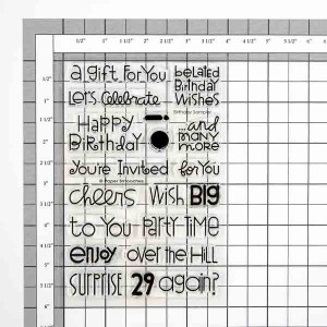 Paper Smooches Birthday Sampler Stamp Set class=