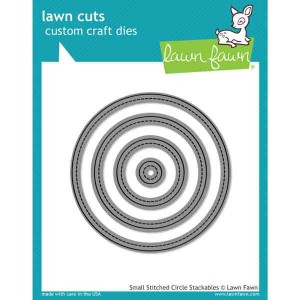 Lawn Fawn Small Stitched Circle Stackables Lawn Cuts
