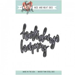 Neat & Tangled Happy Holidays Die