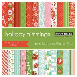 Penny Black Holiday Trimmings Paper Pad