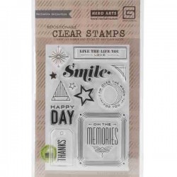 Hero Arts Happy Day Stamp Set