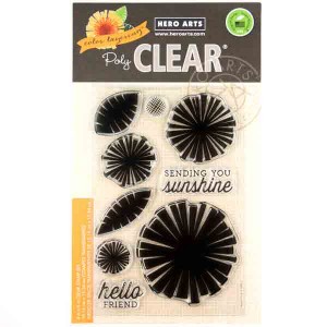 Hero Arts Color Layering Graphic Flowers Stamp Set