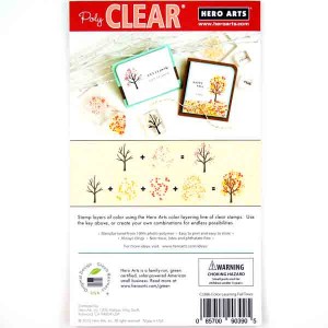 Hero Arts Color Layering Fall Trees Stamp Set class=