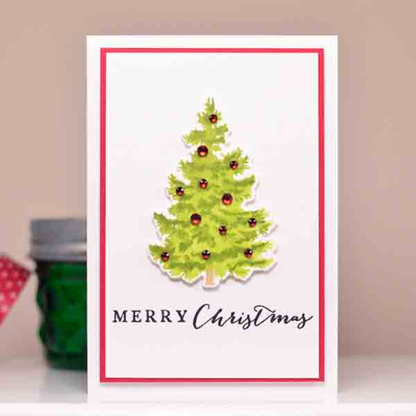 Hero Arts Color Layering Christmas Trees Stamp Set – The Foiled Fox