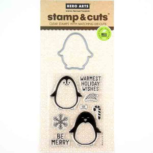 Hero Arts Winter Penguin Stamp & Die Set
