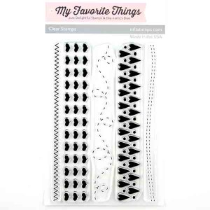 My Favorite Things Hearts and Stitches Stamp