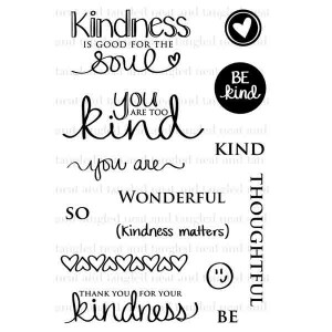 Neat & Tangled Kindness Matters Stamp Set <span style="color:red;">Blemished</span> class=