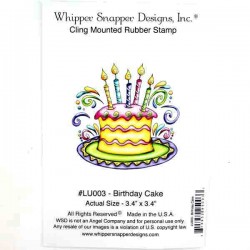 Whipper Snapper Birthday Cake Stamp