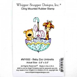 Whipper Snapper Baby Zoo Umbrella Stamp