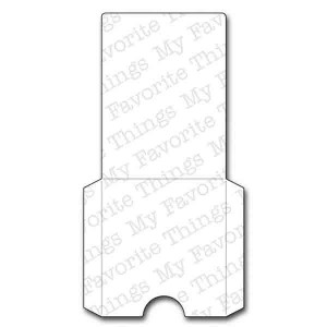 My Favorite Things Gift Card Pocket - Vertical 2.25" x 3"
