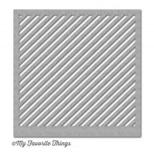 My Favorite Things Diagonal Stripes Stencil