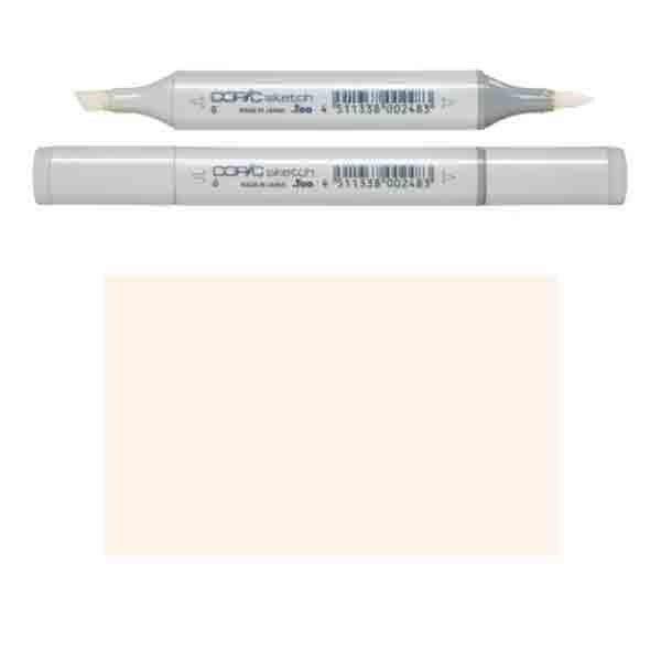 Copic Sketch – E00 Skin White – The Foiled Fox