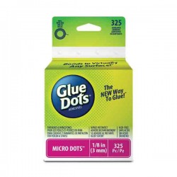 Glue Dots Clear Micro Dots - 1/8" (3mm)