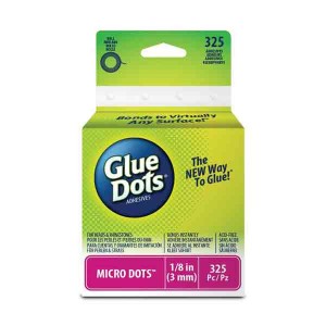 Glue Dots Clear Micro Dots - 1/8" (3mm) class=
