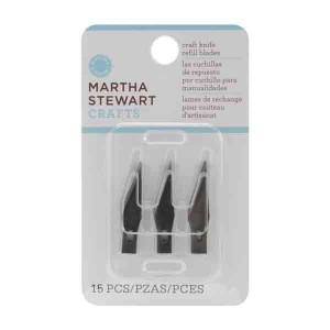 Martha Stewart Crafts Craft Knife Refill Blades 15/Pkg