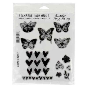 Stampers Anonymous Tim Holtz Watercolor Stamp Set