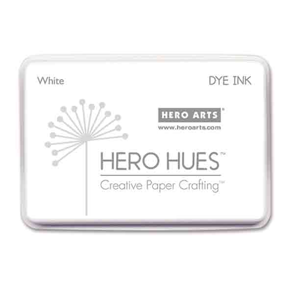 Hero Arts White Hero Hues Dye Ink Pad – The Foiled Fox