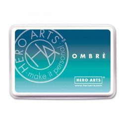 Hero Arts Tide Pool to Navy Ombre Ink Pad