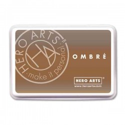 Hero Arts Sand to Chocolate Brown Ombre Ink Pad