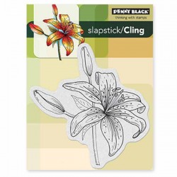 Penny Black Tiger Lily Slapstick/Cling Stamp
