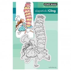 Penny Black Tall Cake Slapstick/Cling Stamp