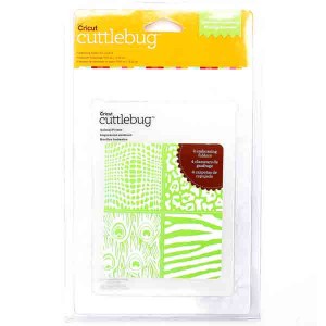 Cuttlebug Animal Prints Embossing Folder - 4 pk
