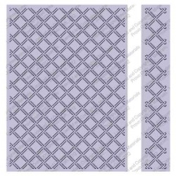 Wicker Weave Embossing Folder