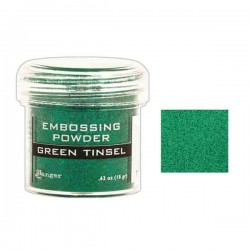 Ranger Green Tinsel Embossing Powder