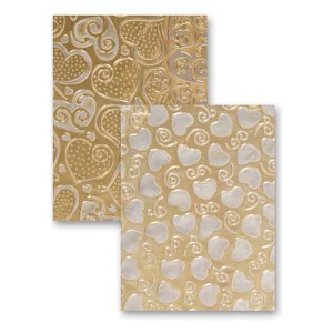 Spellbinders Hearts Embossing Folder class=
