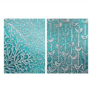 Spellbinders Tweets and Twigs Embossing Folders class=