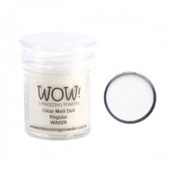 WOW! Clear Matte Dull Embossing Powder