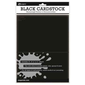 Inkssentials Black Cardstock class=