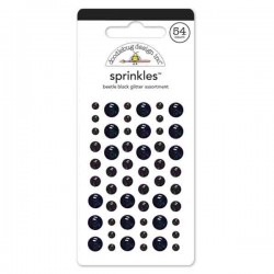 Self Adhesive Enamel Dots - Beetle Black