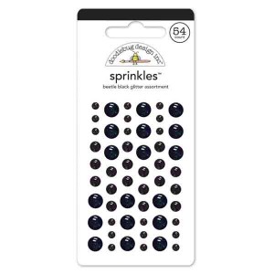 Self Adhesive Enamel Dots - Beetle Black