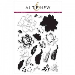 Altenew Peony Bouquet Stamp Set