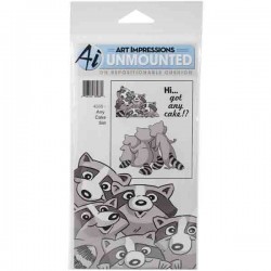 Any Cake Front-N-Backs Cling Rubber Stamp