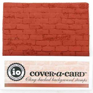 Impression Obsession Cover-A-Card Distressed Brick Stamp class=